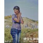 李世海 牧羊女 类别: 人物油画