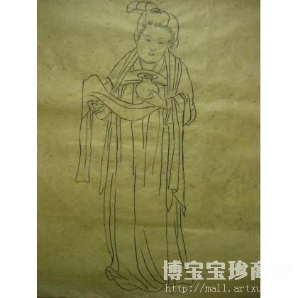 佟昕儒 古代美人 类别: 国画人物作品