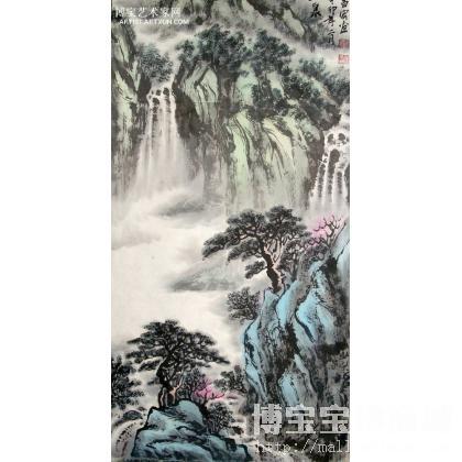 山泉 山水画 蒋昌宏作品 类别: 国画山水作品