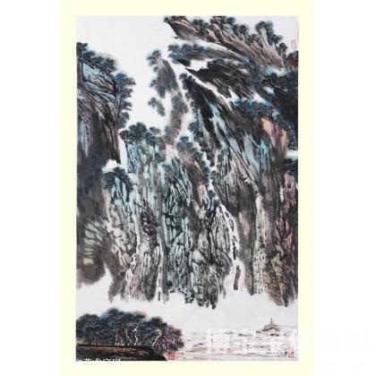 山水 山水画 吴棣华作品 类别: 国画山水作品