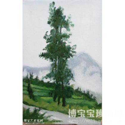 欧阳富明 常青 类别: 风景油画